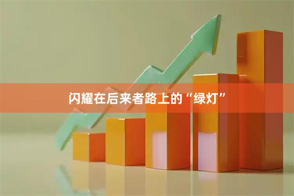 闪耀在后来者路上的“绿灯”